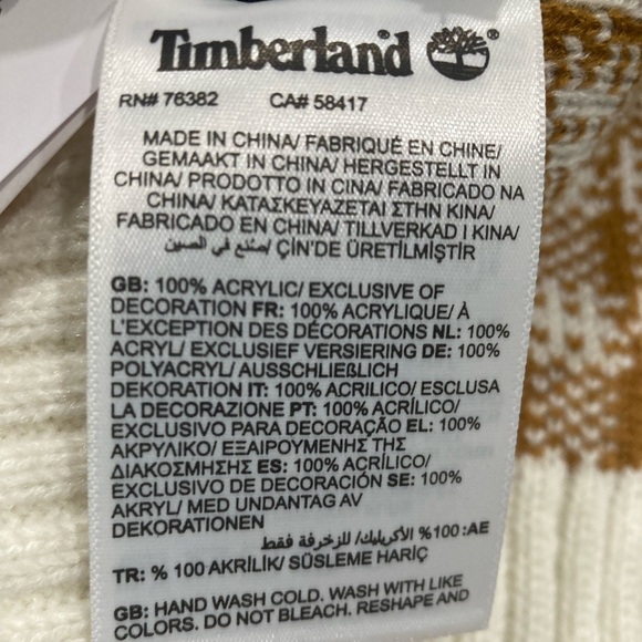 NWT Timberland winter scarf - Picture 4 of 4